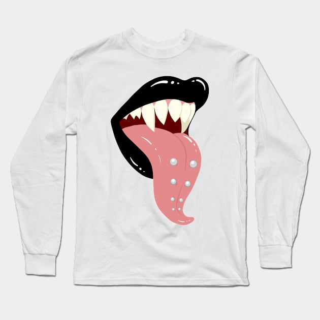 Fangtastic Long Sleeve T-Shirt by Ambivalent Designs